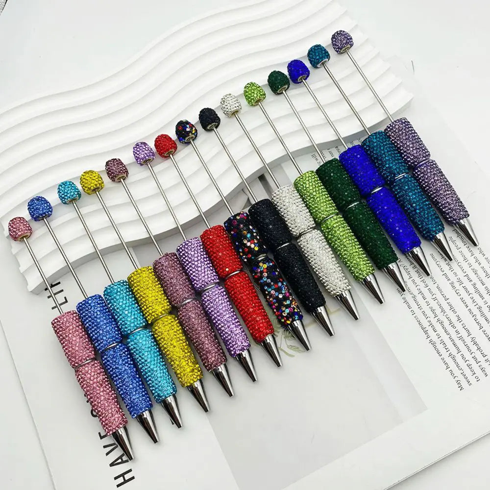 Creative Sparkling Full Diamond Fancy Beadable Pens