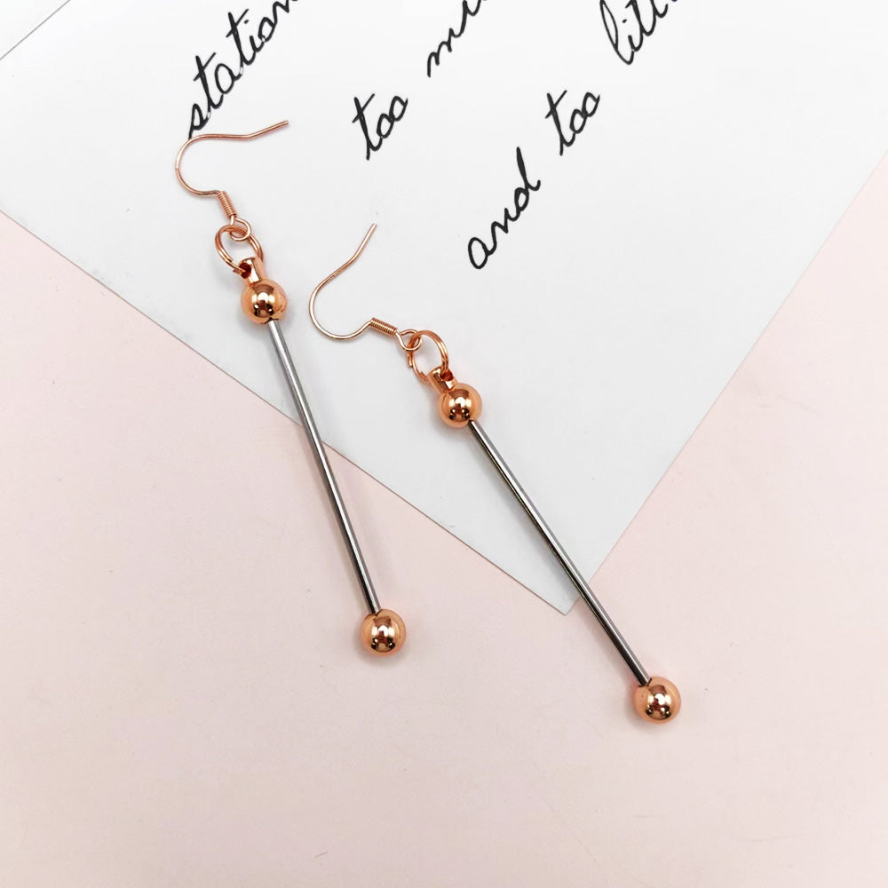 Creative DIY Beadable Earring Bars-1 Pair