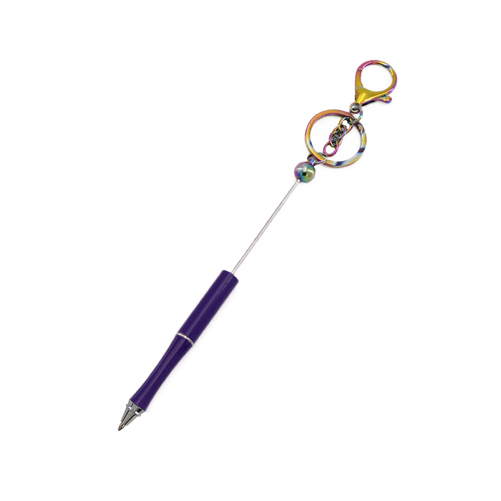 Creative Beadable Pens Handcrafts DIY Keychain Bar-2PCS