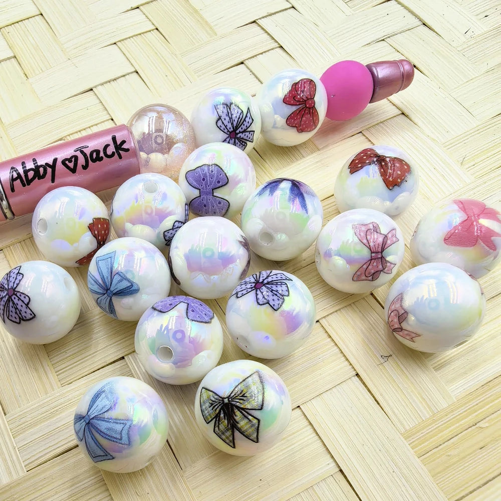 16MM Bowtie Acrylic Beads