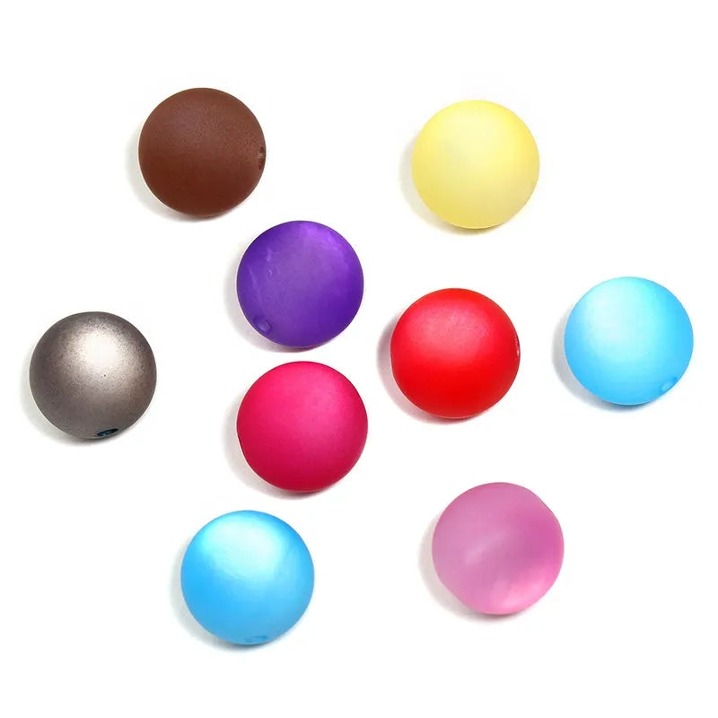 16mm Frosted Cat Eye Acrylic Bead for DIY