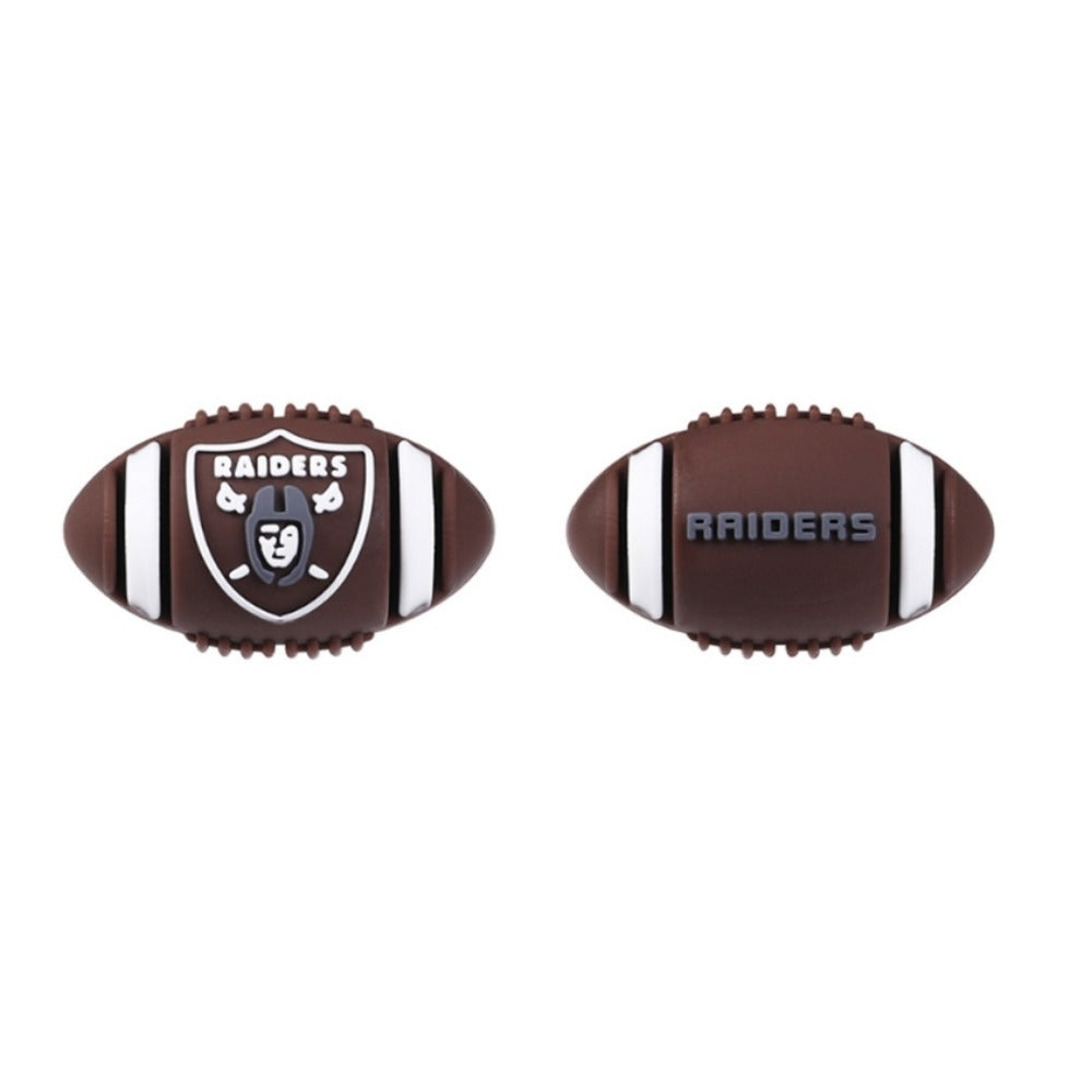 3D Rugby Pattern Silicone Beads-10PCS