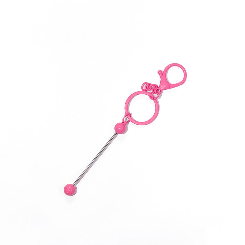 Creative Beadable DIY Metal Keychain Bar-2PCS