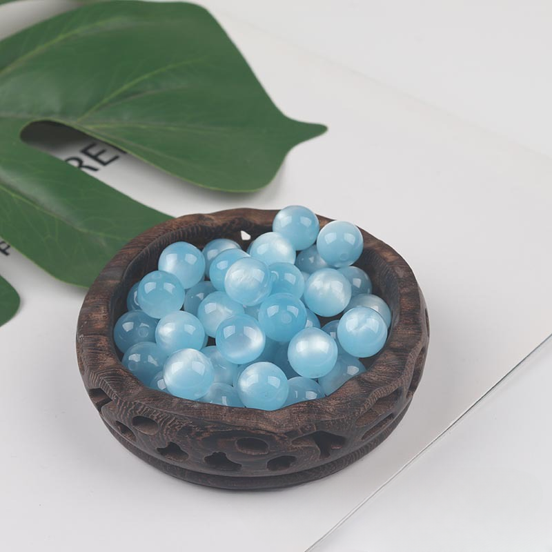 Creative 16mm Resin Imitation Colorful Opal Beads-50PCS