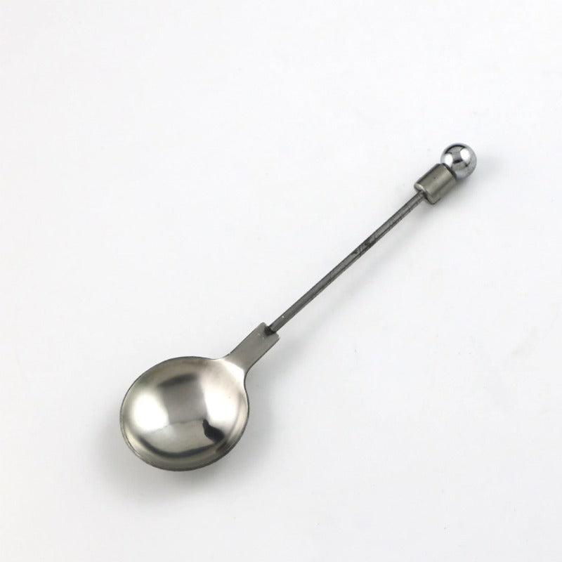 Creative DIY Beaded Stainless Steel Simple Everyday Table Spoon-5PCS