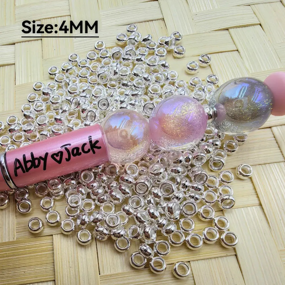 4MM Silver Color Metal Spacer