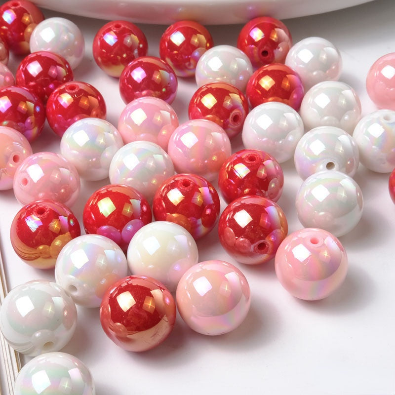 Magic Color Acrylic Beads 16mm-50PCS