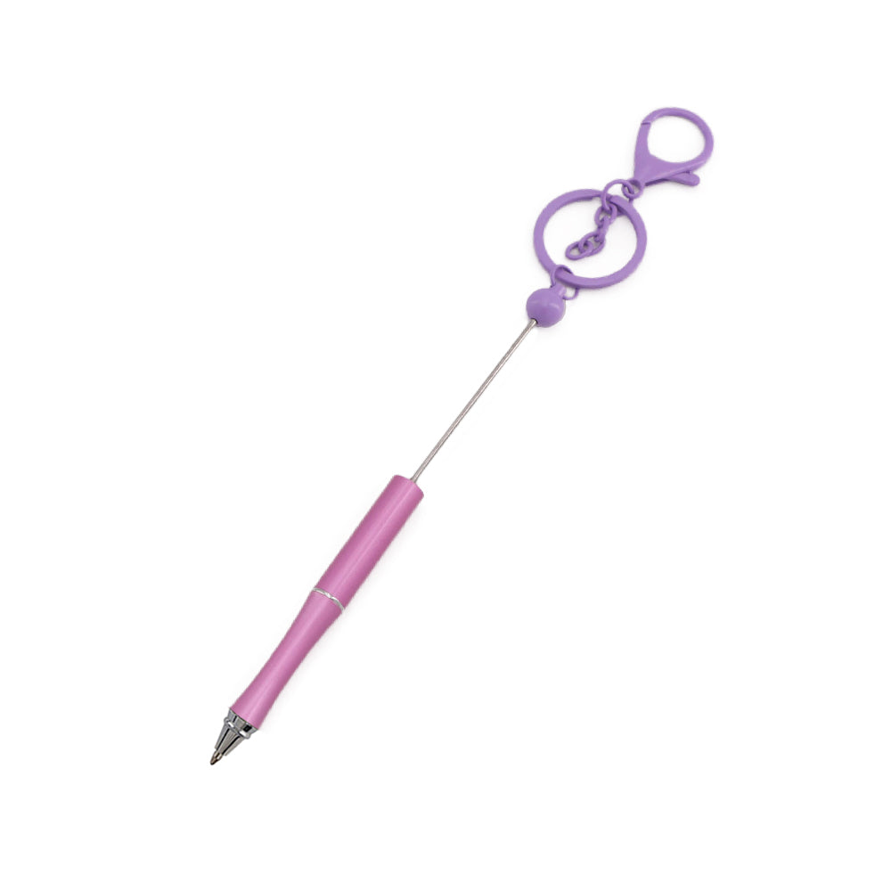 Creative Beadable Pens Handcrafts DIY Keychain Bar-2PCS