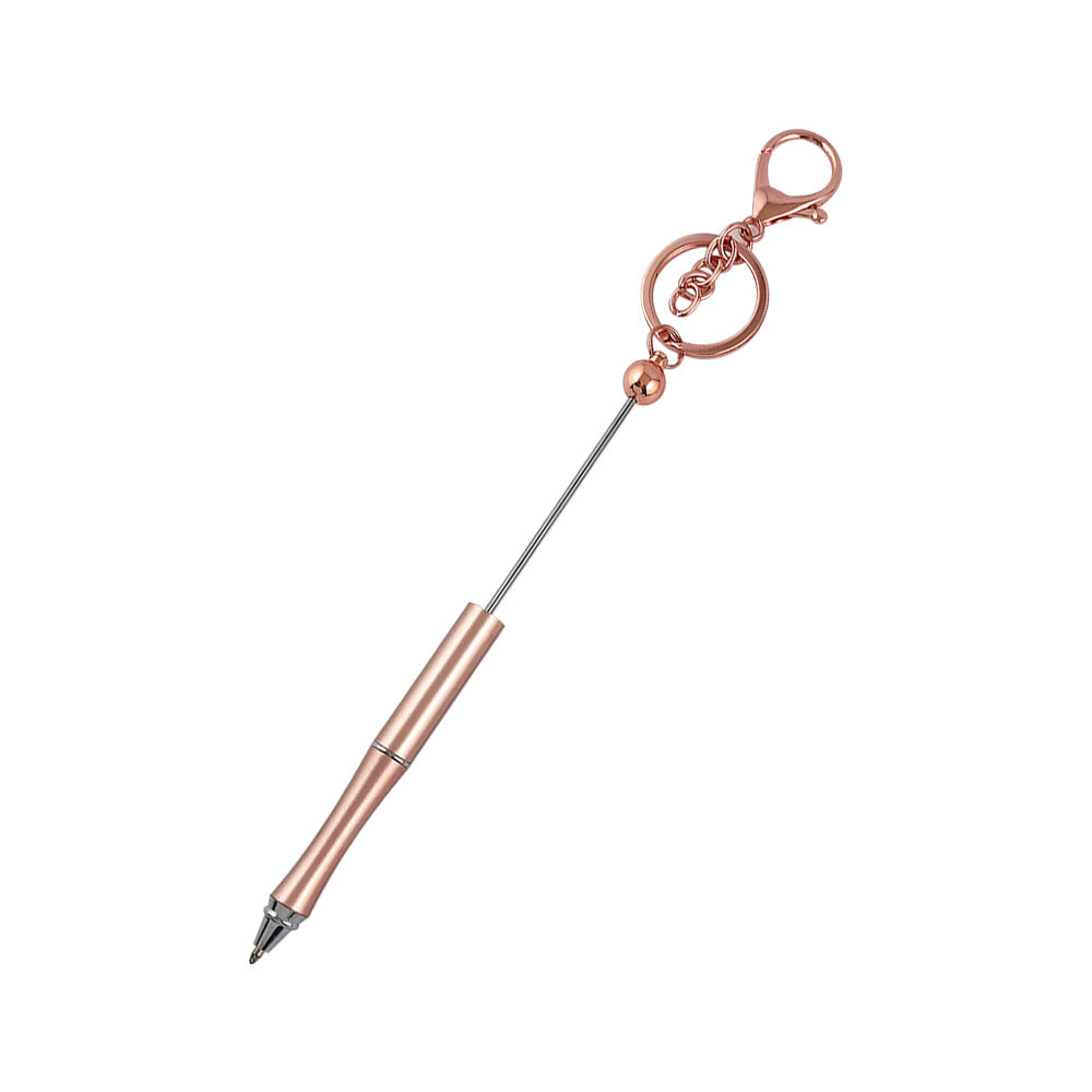 Creative Beadable Pens Handcrafts DIY Keychain Bar-2PCS