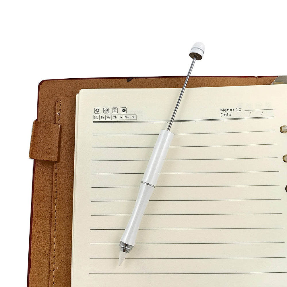 Creative Beadable Pencils Metal Colored Eternity With Eraser-2PCS