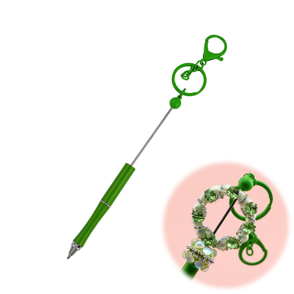 Creative Beadable Pens Handcrafts DIY Keychain Bar-2PCS