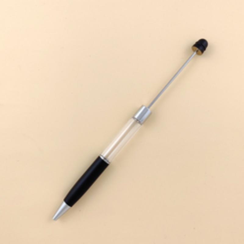 Beadable Pen Metal Colorful DIY for Beaded Pen Empty Tube Pen-2PCS