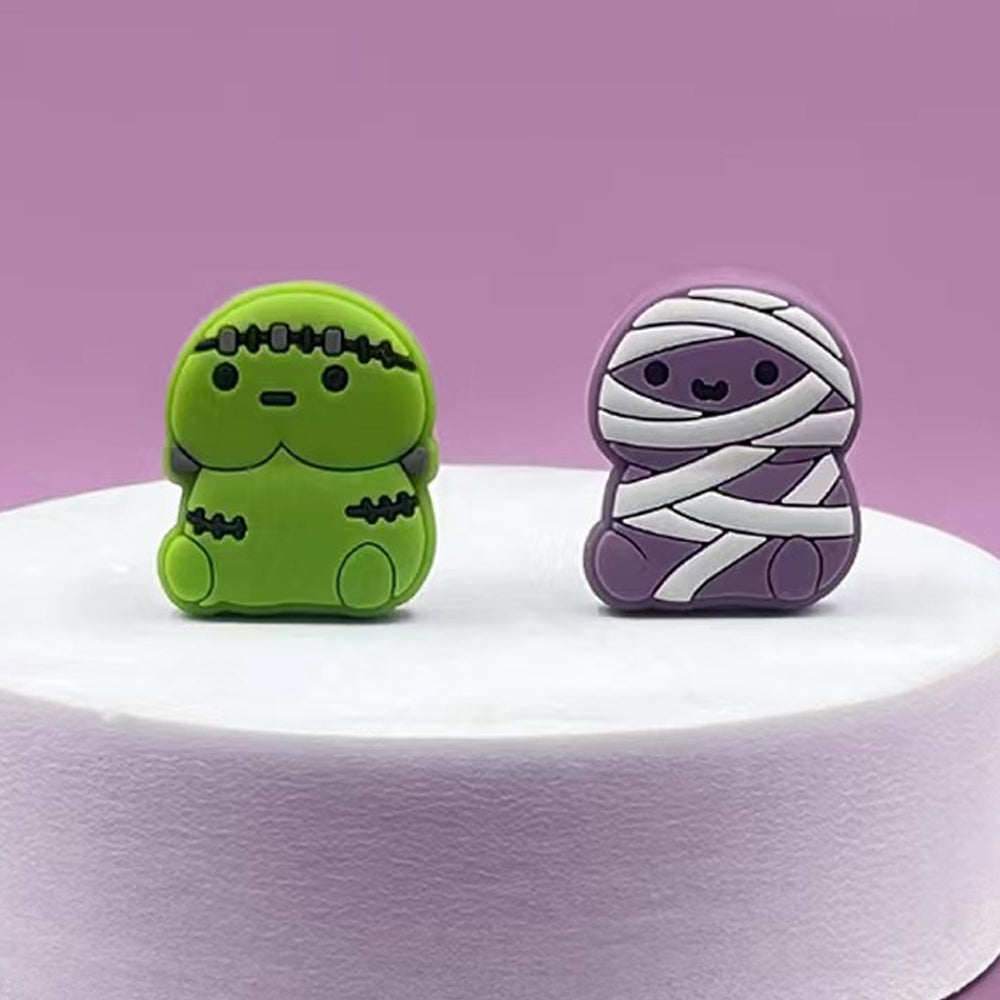 Cartoon Bandage Image Silicone Beads-10PCS