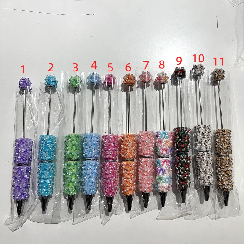Bowtie Pearls Beadable Clay Pens