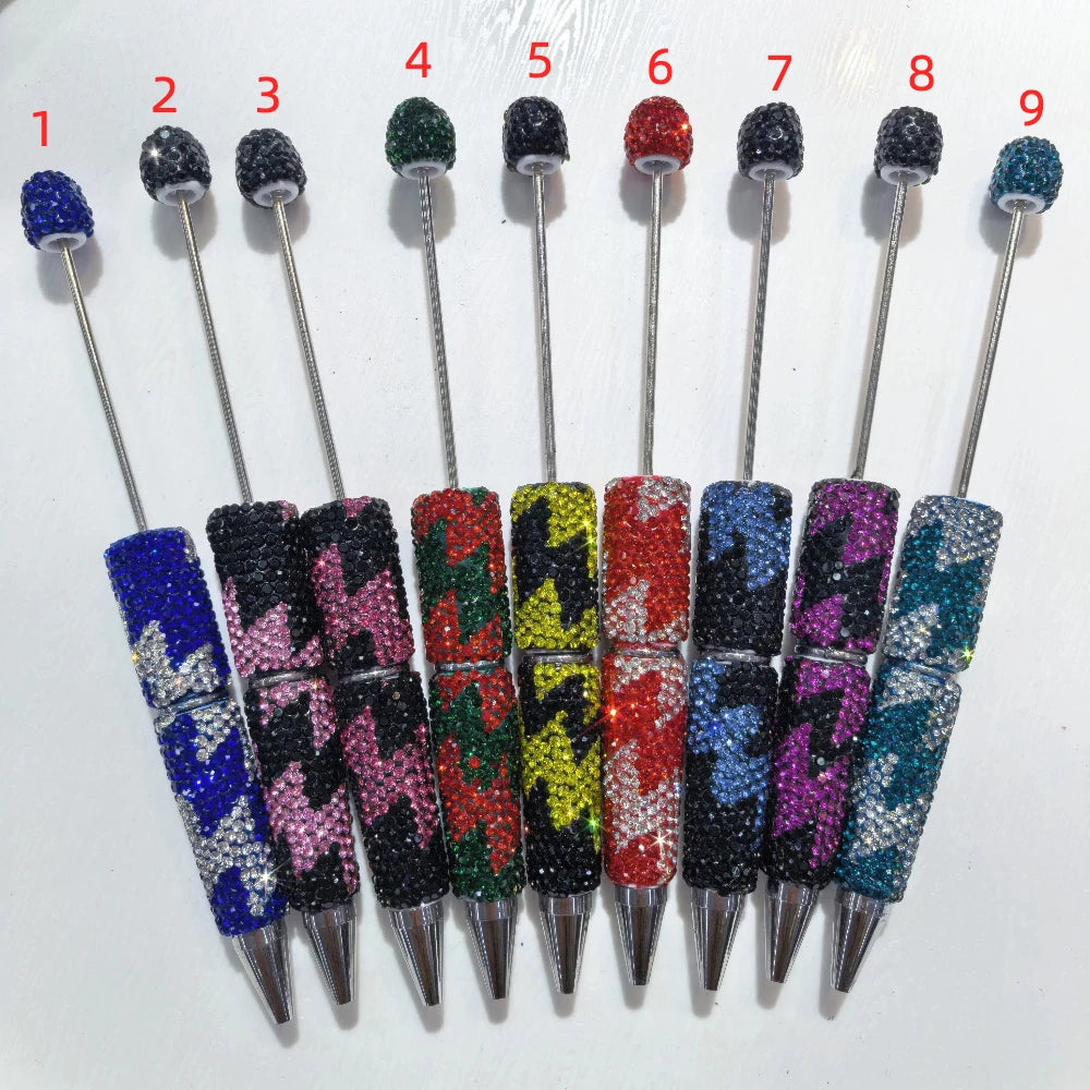 Lightning Pattern Beadable Rhinestone Pens