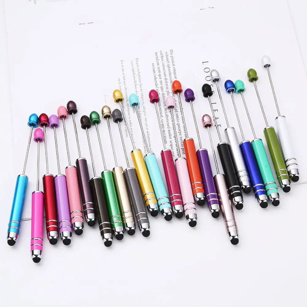 Plastic Beadable Stylus Pens in Solid Colors for All Touch Screen Devices