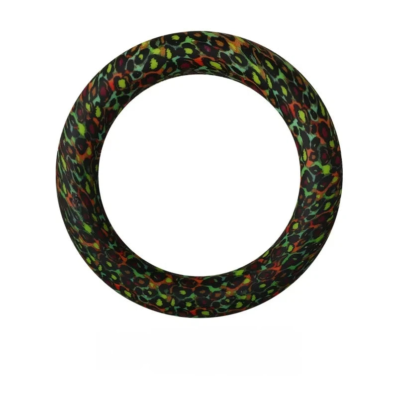 65MM Circular Ring Silicone Focal Beads for DIY Pens Keychains
