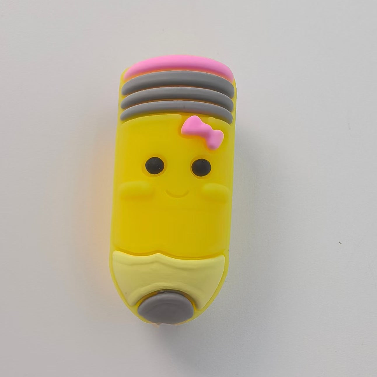 3D Three-dimensional Silicone Cartoon Pencil DYI Beads-10PCS