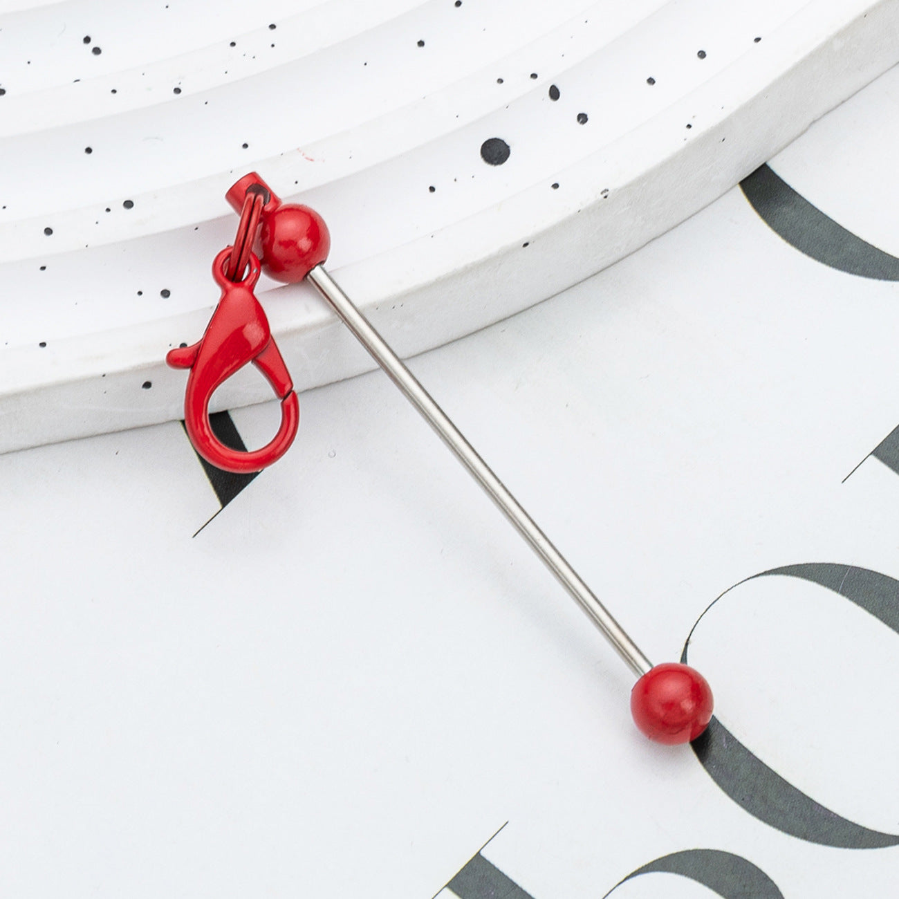 Creative Diy Mini Beaded Candy Color Keychain-2PCS