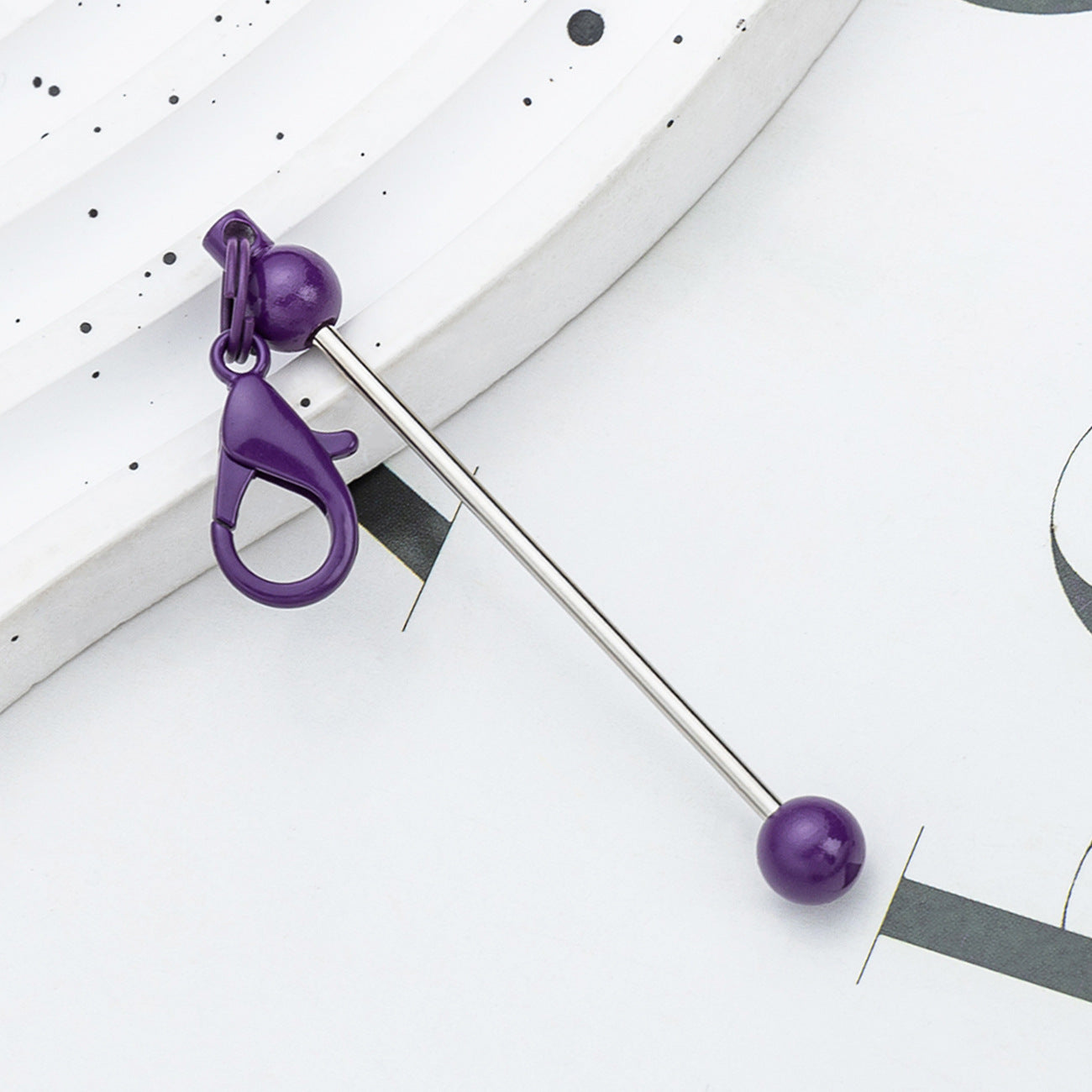 Creative Diy Mini Beaded Candy Color Keychain-2PCS