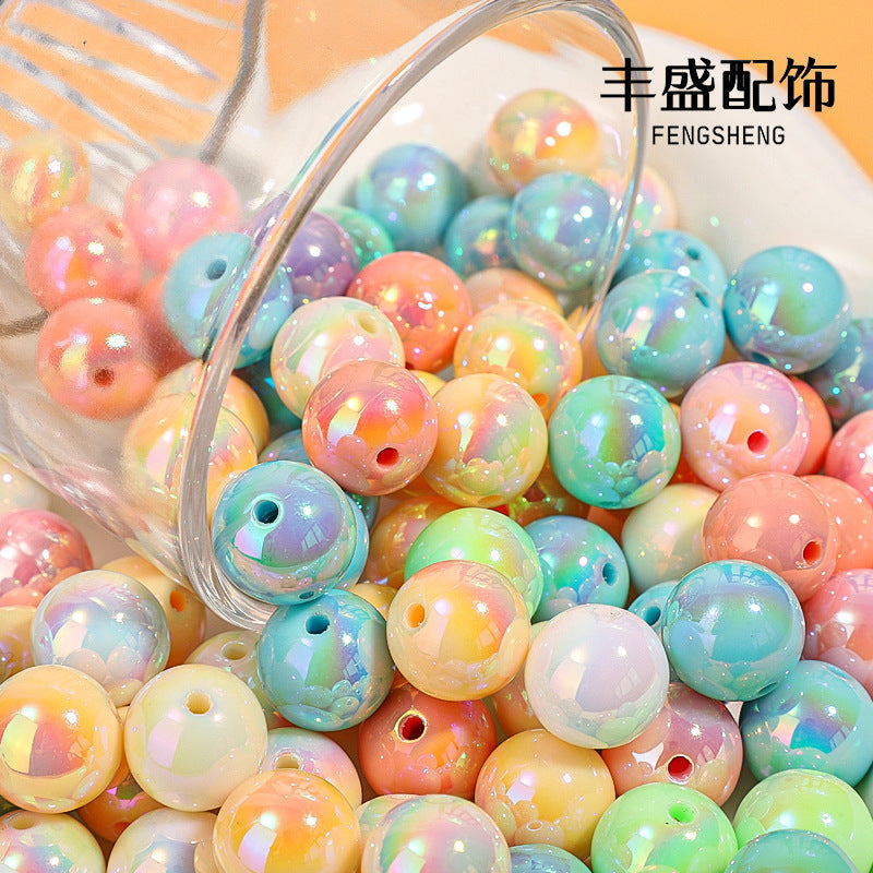 Acrylic Symphony Macaron Beads-50PCS