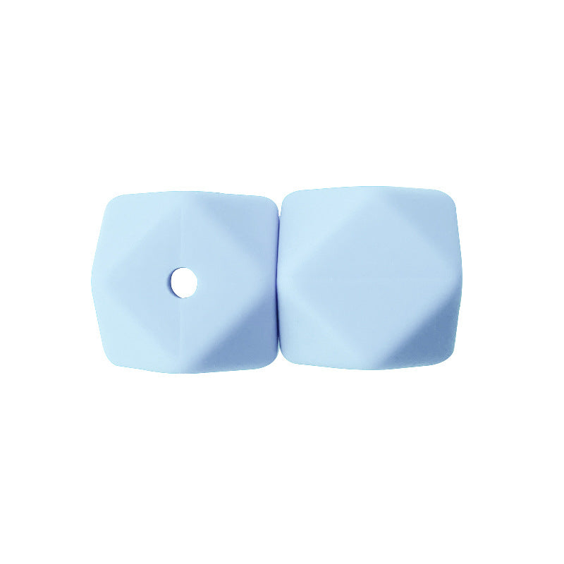 17MM 50PCS Hexagon DIY Colorful Beads Silicone-50PCS