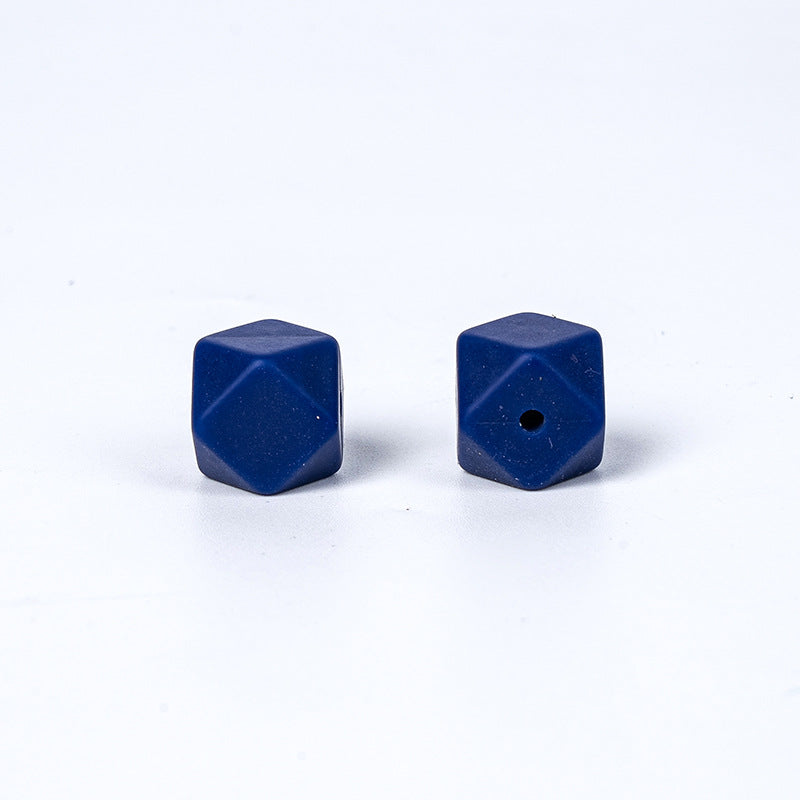 17mm Hexagonal Shape Silicone Beads-50PCS