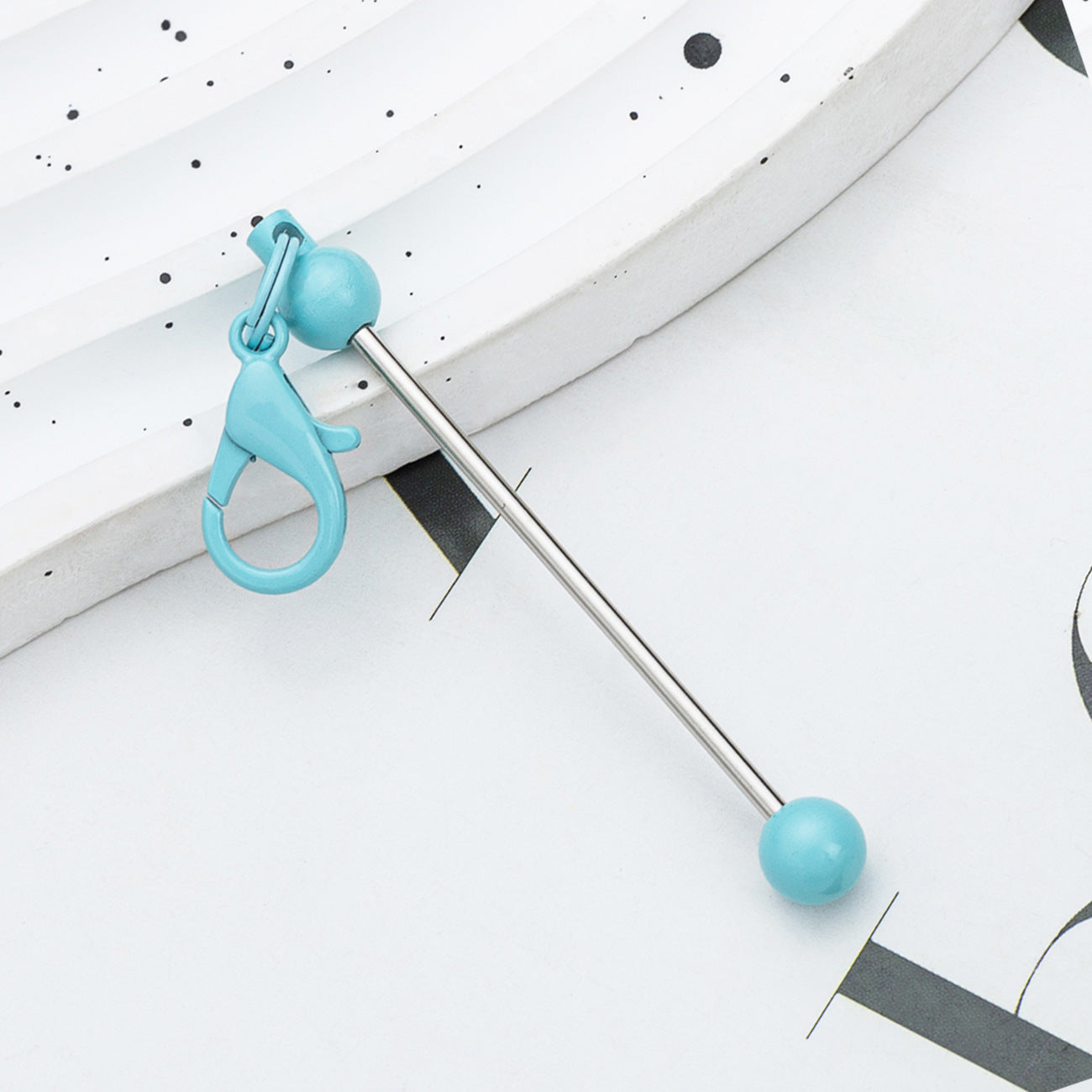 Creative Diy Mini Beaded Candy Color Keychain-2PCS