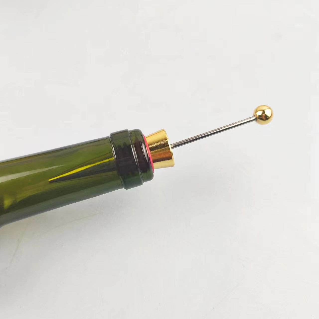 Creative Beadable Utensils DIY Zinc Alloy Gold Wine Stopper-5PCS