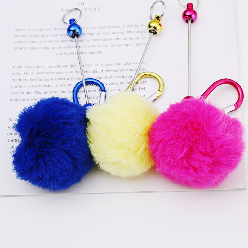 Creative New DIY Plush Pendant Mountaineering Keychain-2PCS