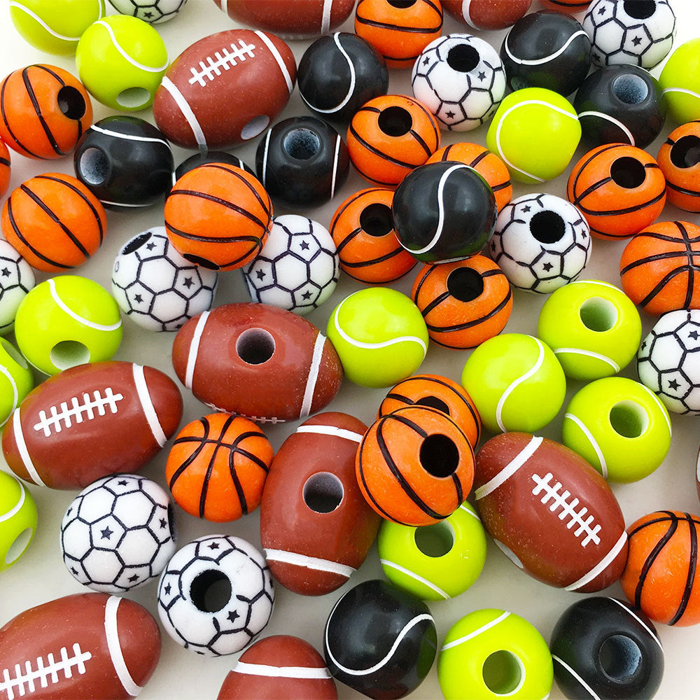 Creative 10MM Acrylic Ball Beads-50PCS