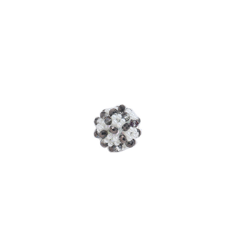Creative Hand-woven Crystal Millet Beads-1PCS