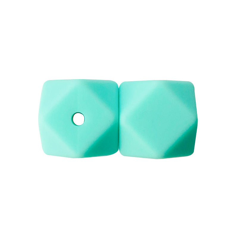 17MM 50PCS Hexagon DIY Colorful Beads Silicone-50PCS