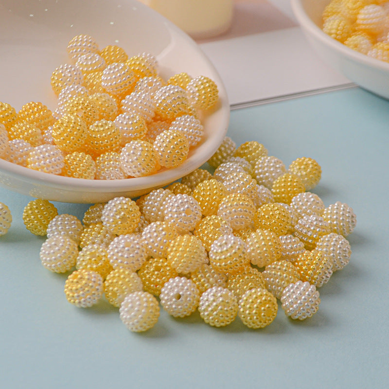 Two Color Gradient DIY Beading Material Acrylic Beads10MM-200PCS