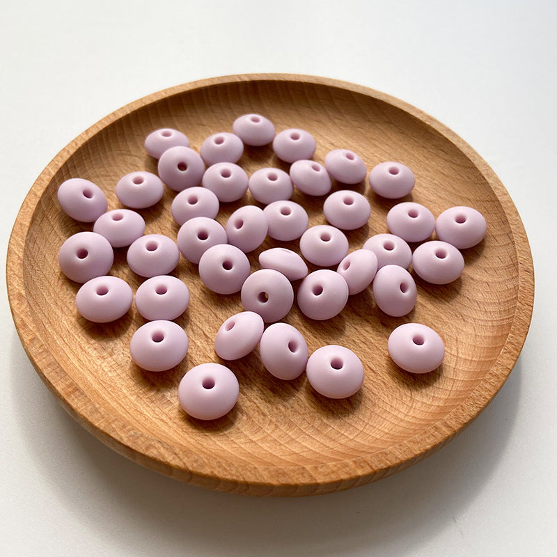 Small Beads 12MM DIY Abacus Beads Silicone-100PCS
