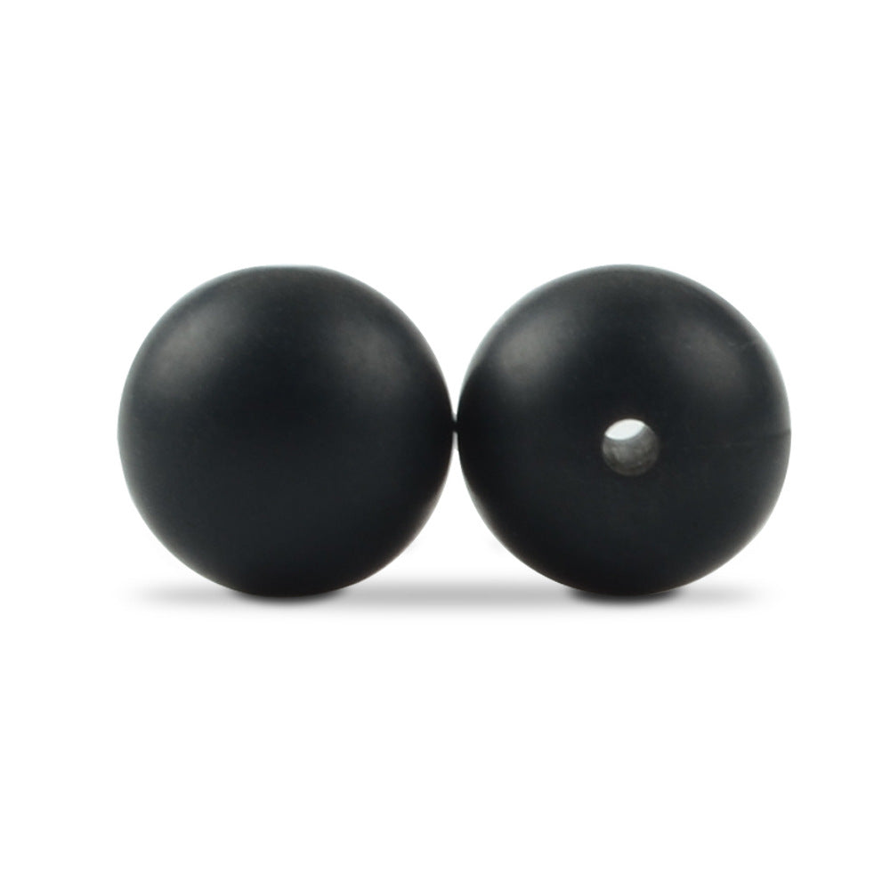 Round Silicone 15MM Beads-50PCS