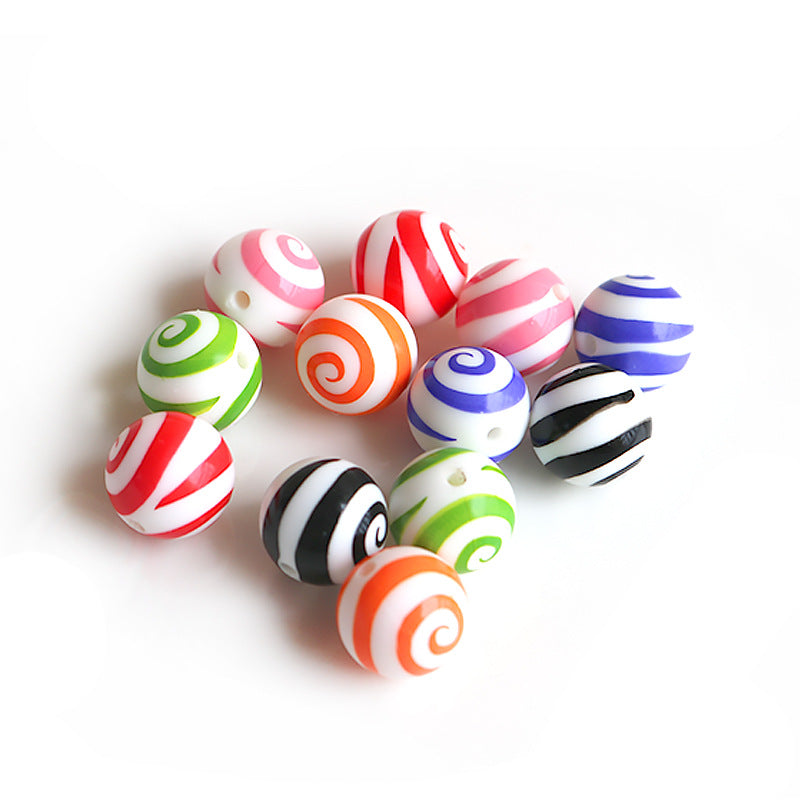 15mm Leopard Print Silicone Balls-50PCS