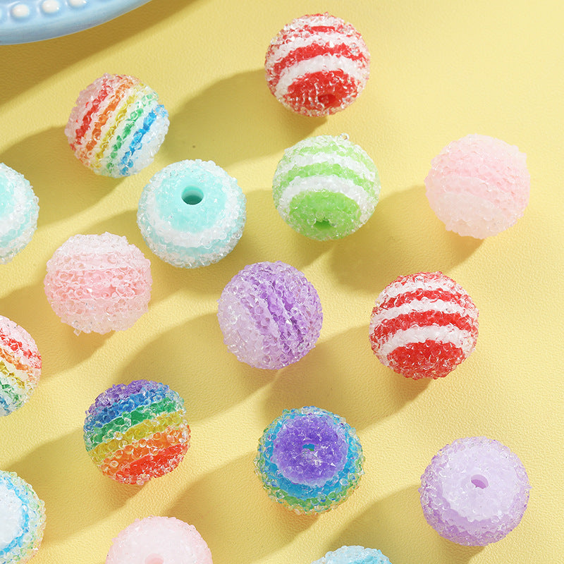 Rainbow Gluga Ball Bead-10PCS