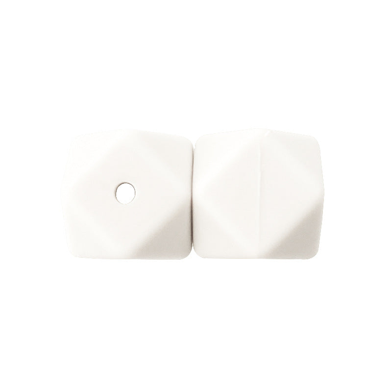 17MM 50PCS Hexagon DIY Colorful Beads Silicone-50PCS