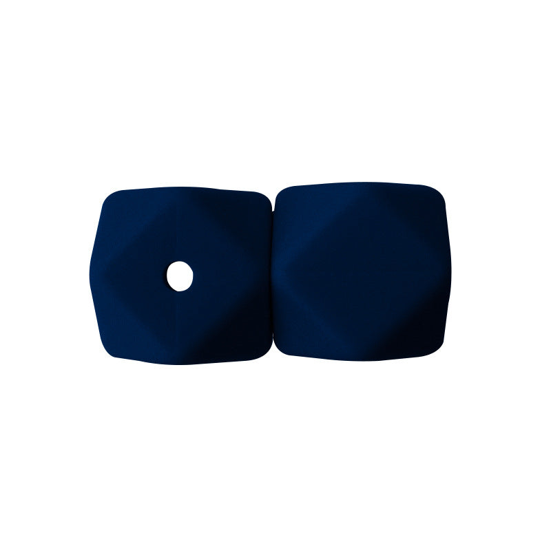 17MM 50PCS Hexagon DIY Colorful Beads Silicone-50PCS