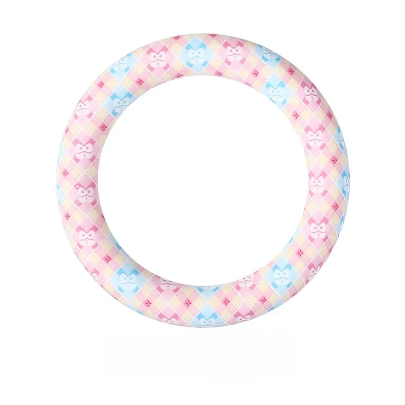 65MM Circular Ring Silicone Focal Beads for DIY Pens Keychains