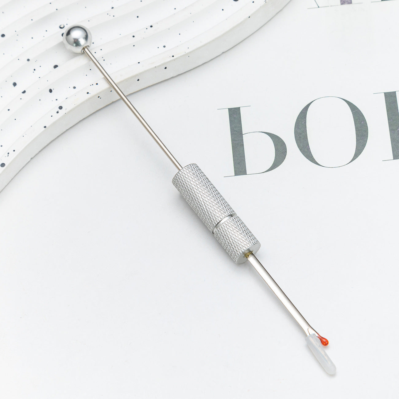 Creative Beadable Portable Thread Picking Needle Sewing Gadget Cross Stitch Seam Ripper-2PCS