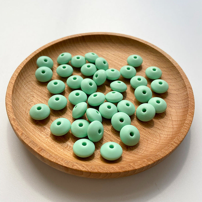 Small Beads 12MM DIY Abacus Beads Silicone-100PCS