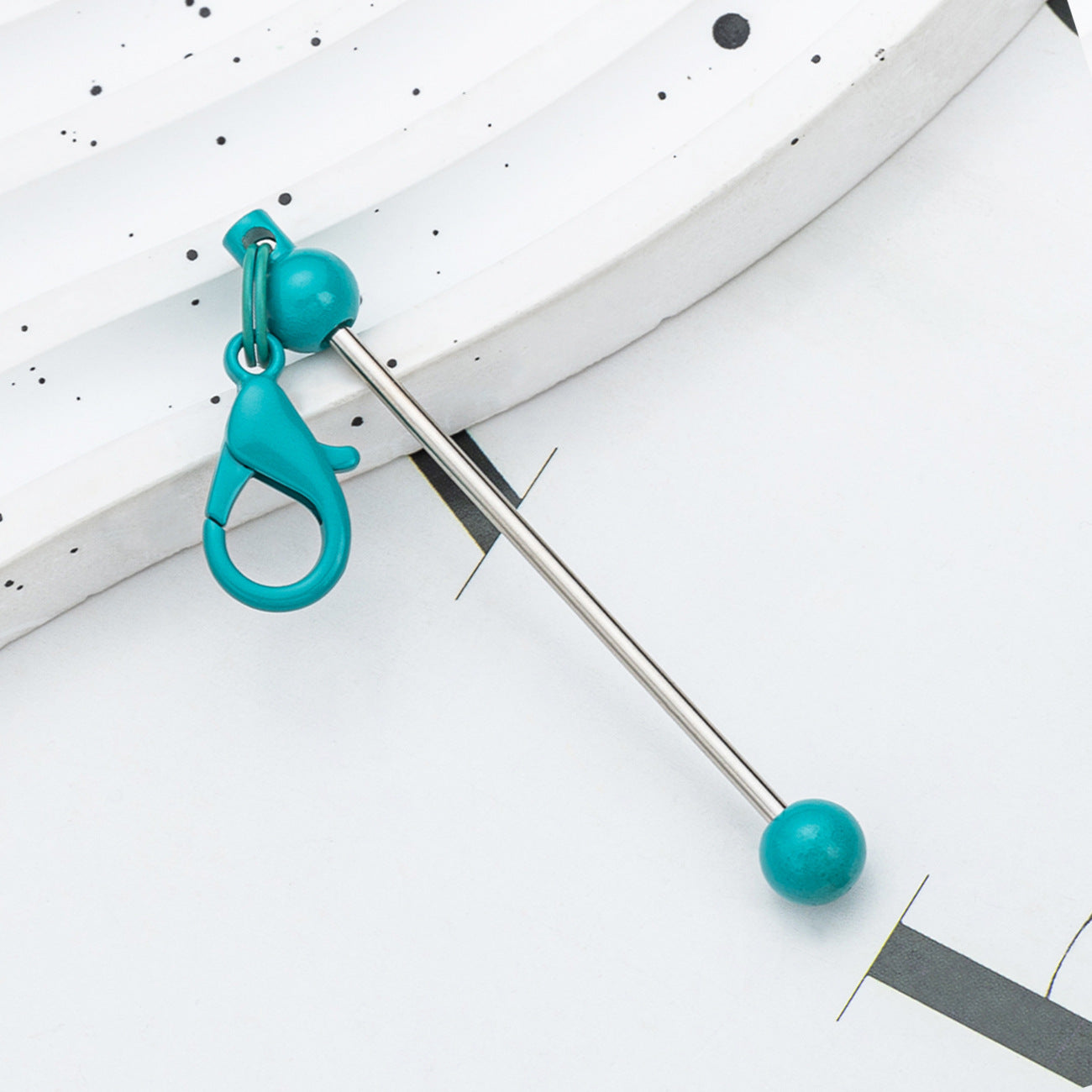 Creative Diy Mini Beaded Candy Color Keychain-2PCS