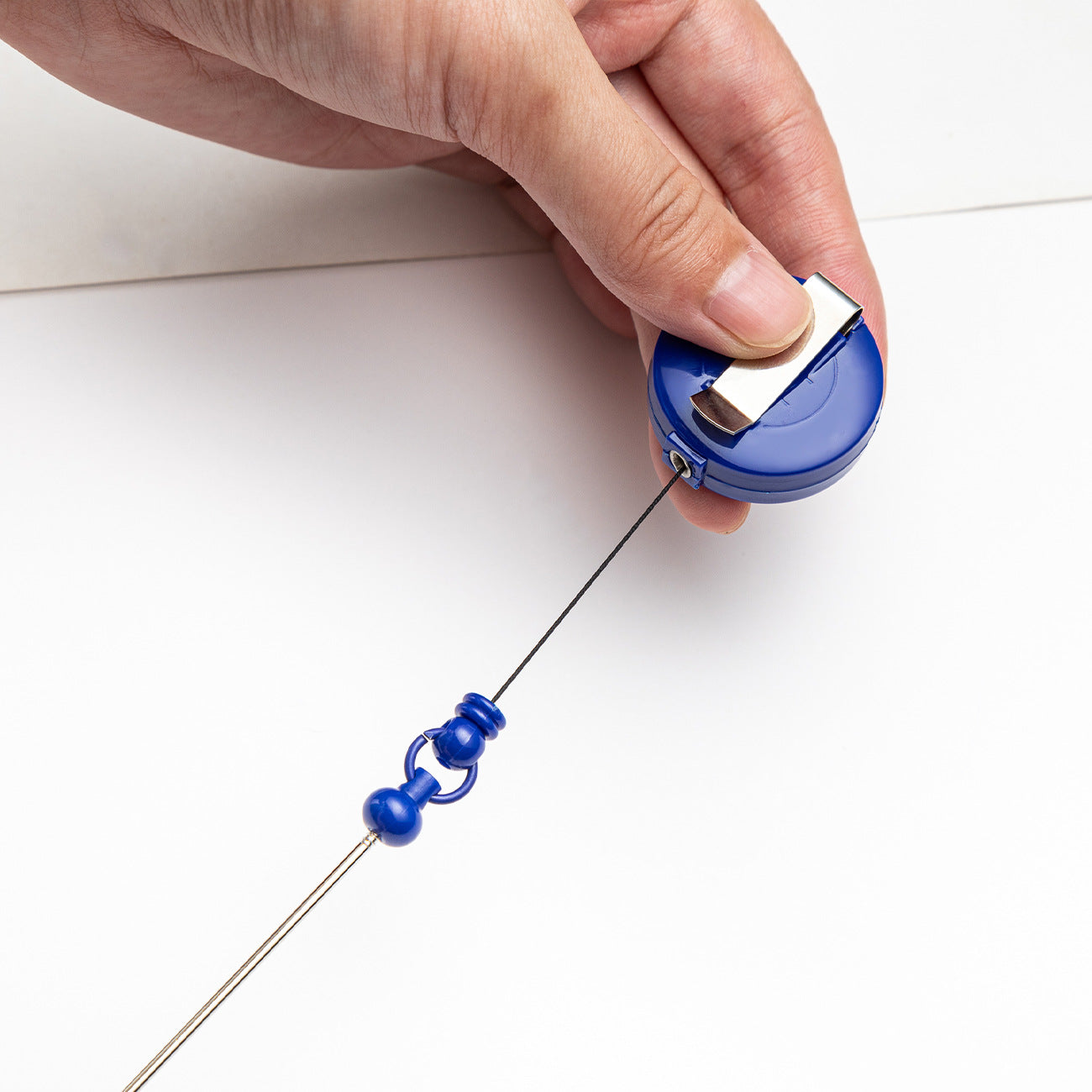 Creative Beadable Pens Retractable Buckle Plastic Easy Pull Buckle Ballpoint Pen-2PCS