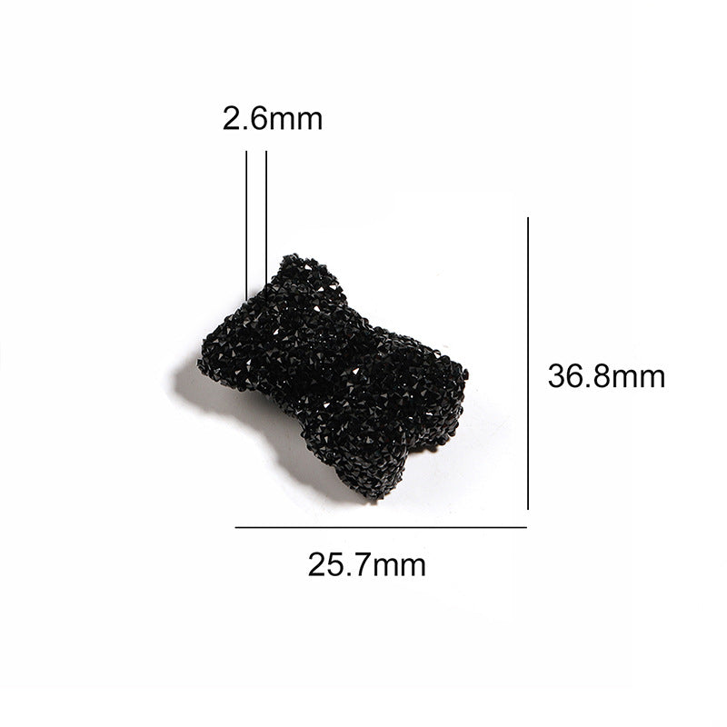 Heavy Industry Multicolor Gummy Bear Sugar Beads-2PCS