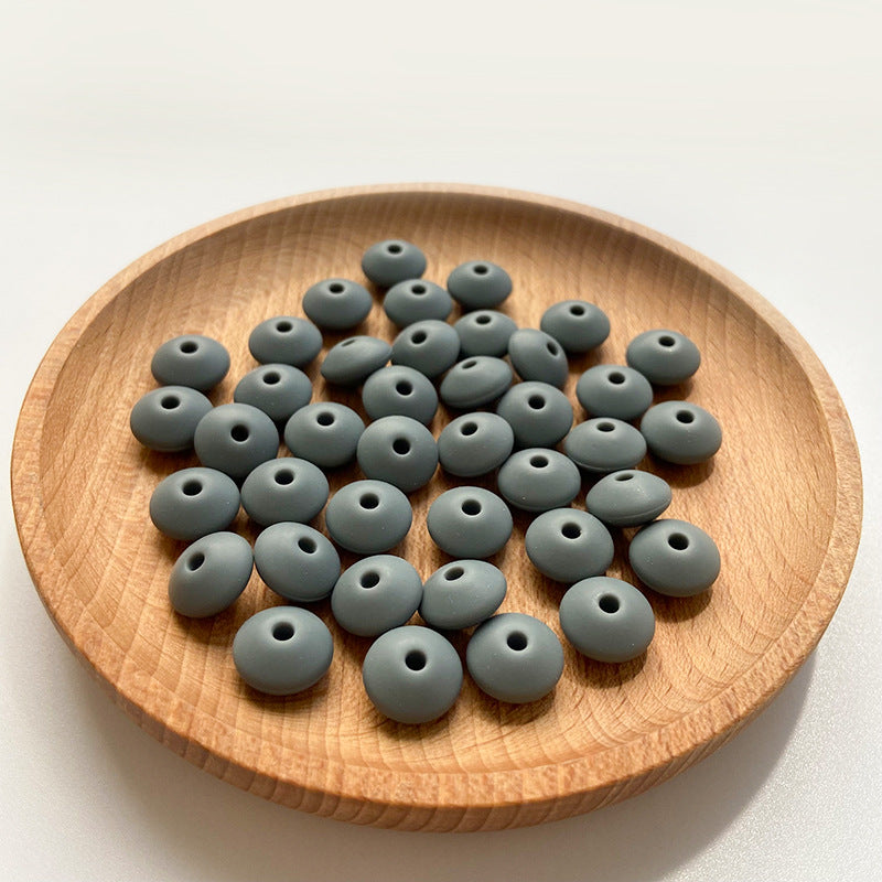 Small Beads 12MM DIY Abacus Beads Silicone-100PCS