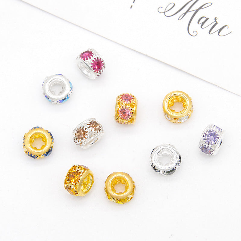 12mm Rhinestone Spacer Beads-50PCS
