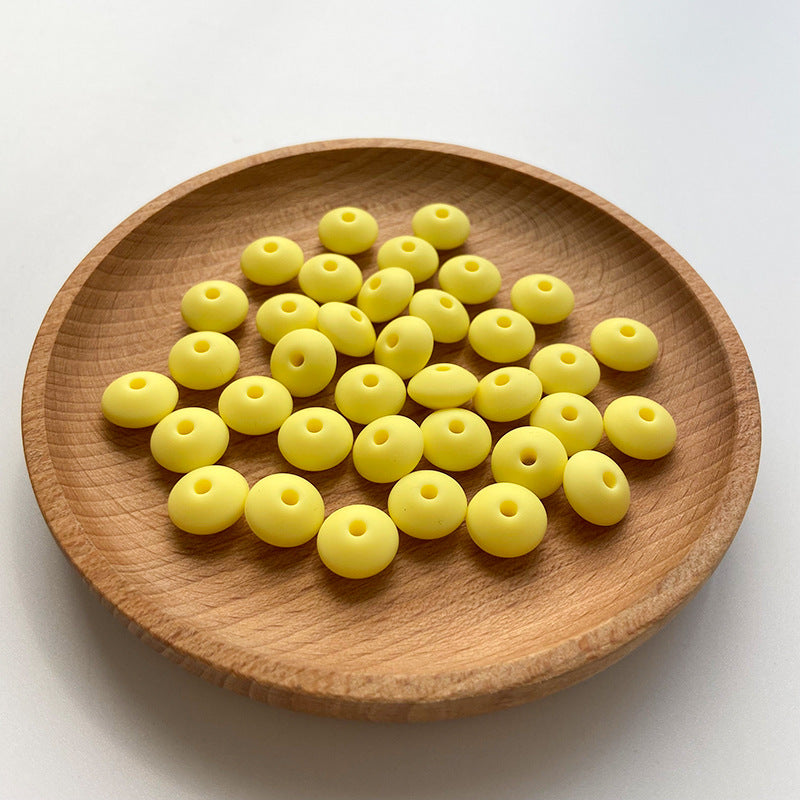Small Beads 12MM DIY Abacus Beads Silicone-100PCS