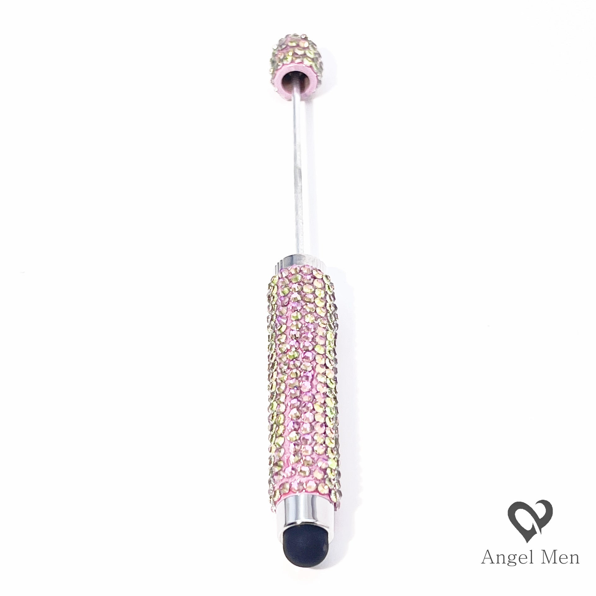 Creative Hand-set Diamond-encrusted Touchscreen Multi-purpose Ballpoint Pen-2PCS
